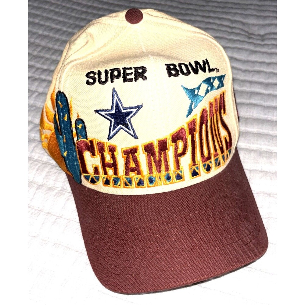 Vintage Dallas Cowboys Hat Cap Snap Back One Size NFL Super Bowl XXX Champions